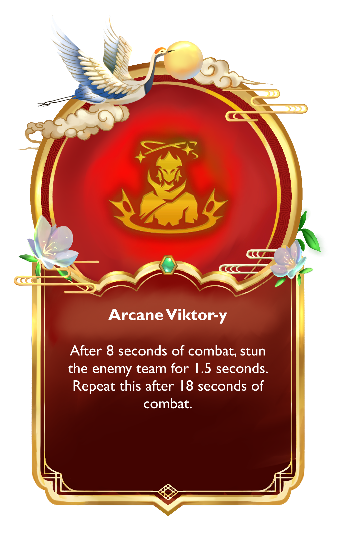 Mythweave gold-tier augment card, Arcane Viktor-y